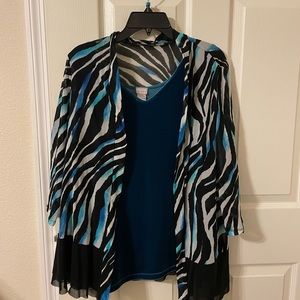 Chicos Travelers 2 pc set.